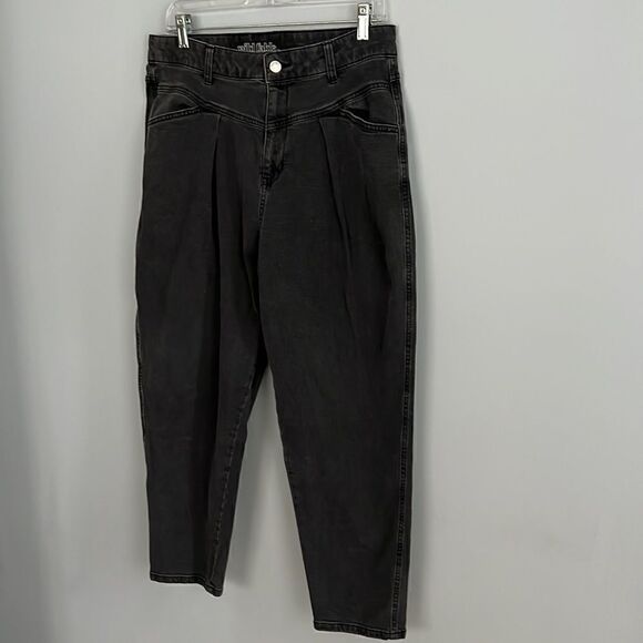 Wild fable women’s size 12 black high rise ankle mom jeans - Picture 4 of 13